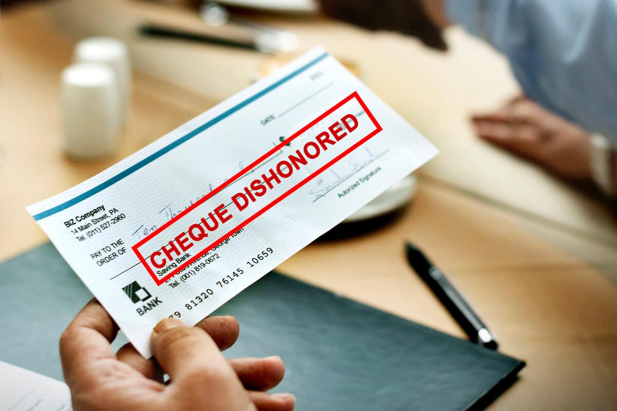 9 Reasons Why Your Cheque Bounced Or Dishonored