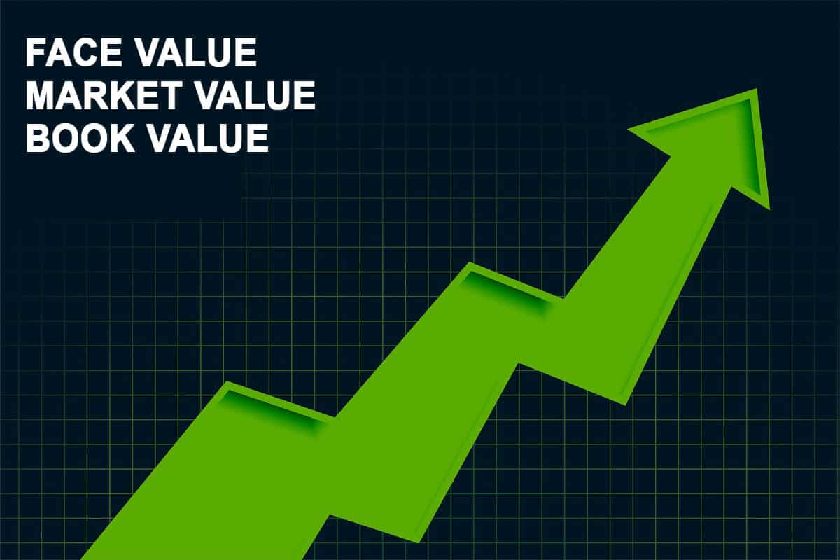 Difference between Face Value, Market Value and Book Value of a Stock