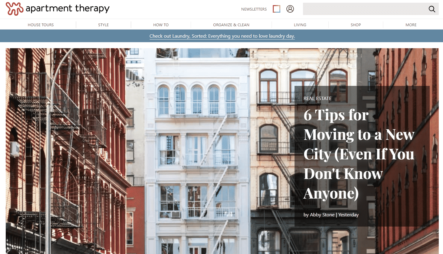 Apartment Therapy | Examples of Successful Blogs for Your Inspiration