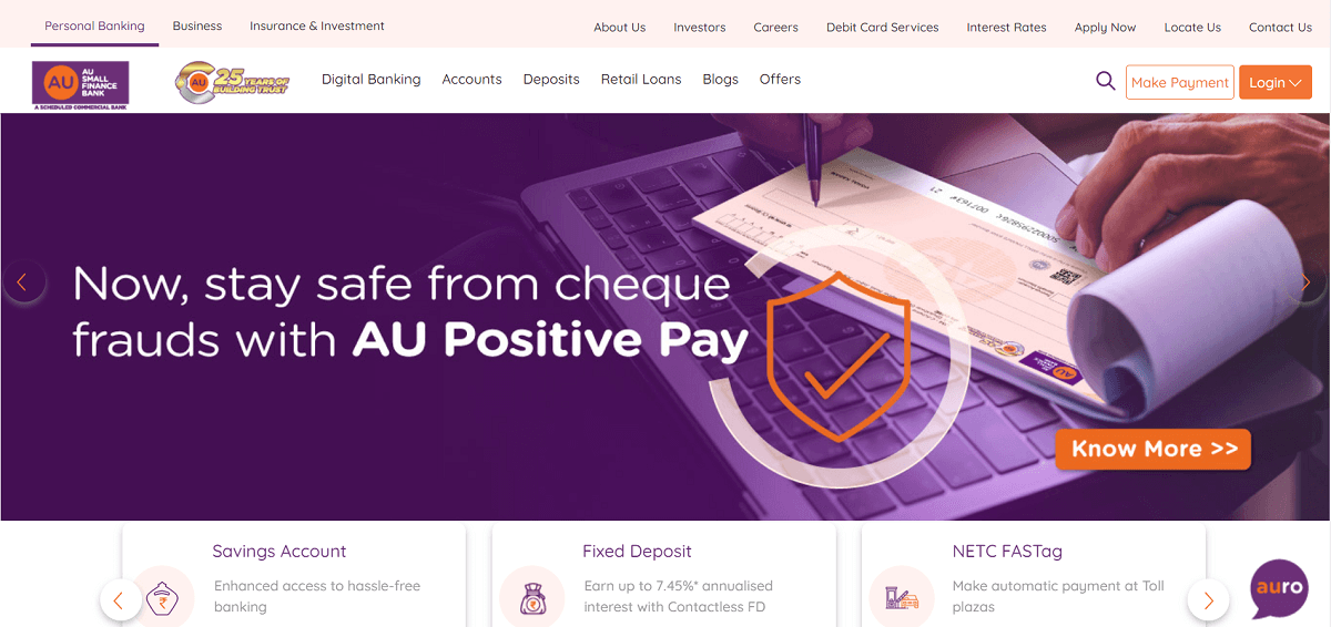 AU Small Finance Bank