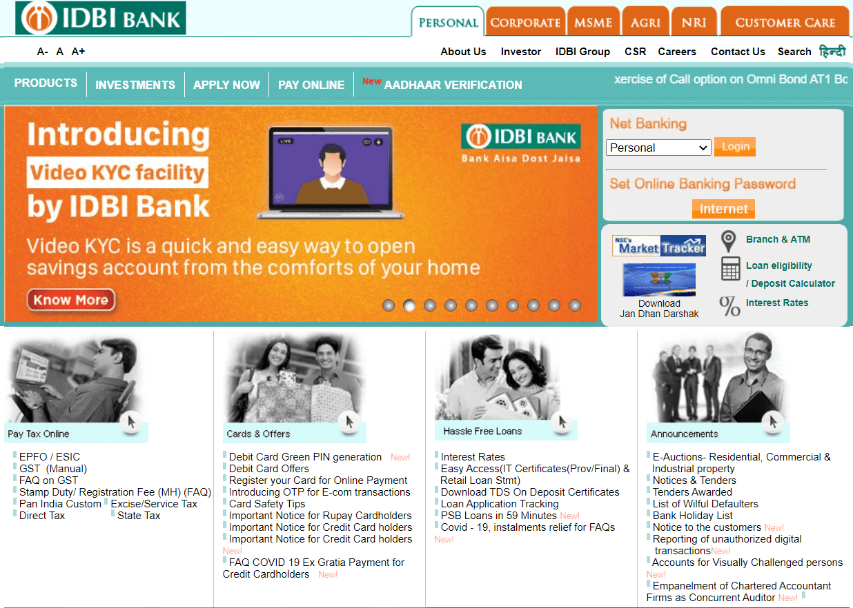 IDBI Bank | All Bank Balance Enquiry Number List (toll-free)