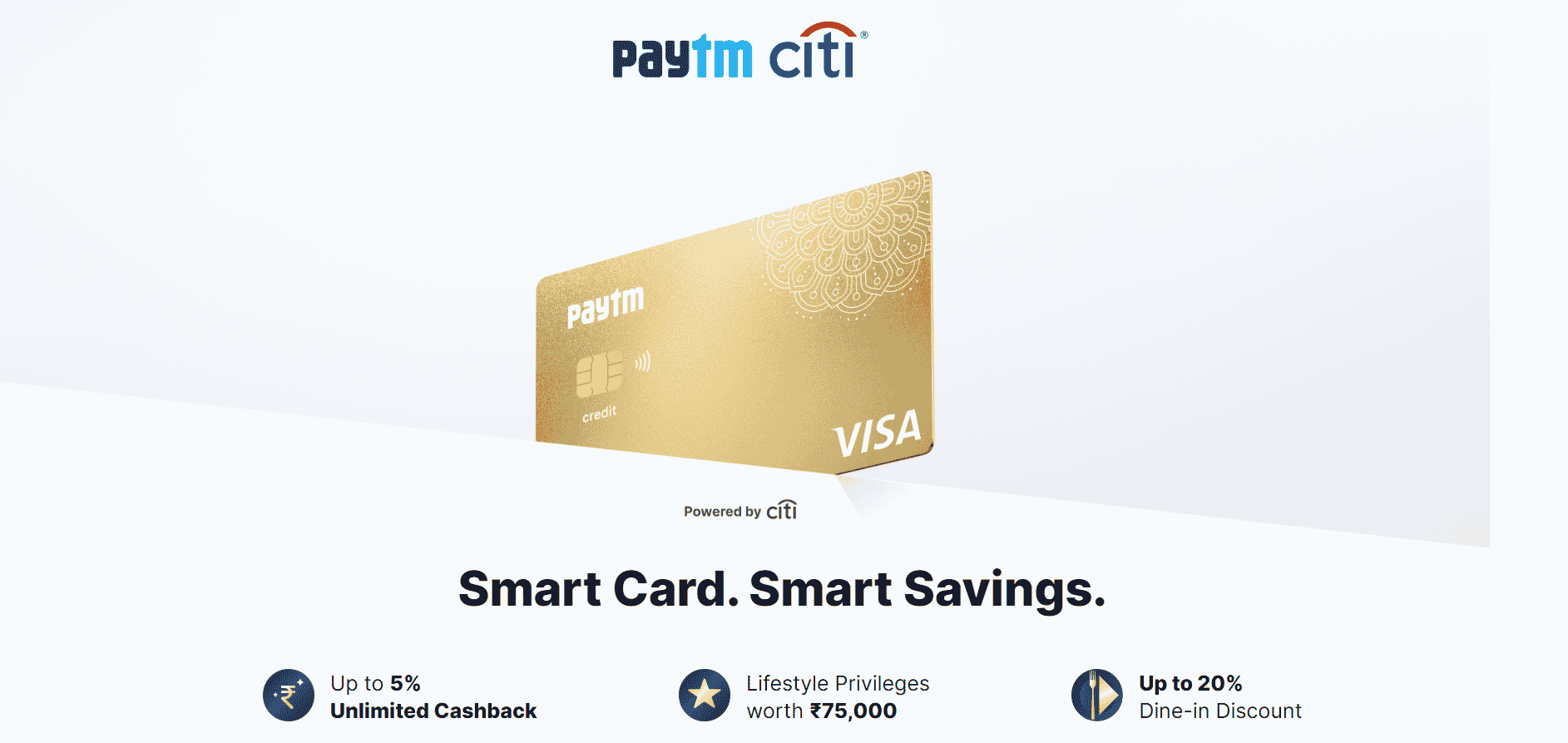 Paytm First Credit Card by Citibank