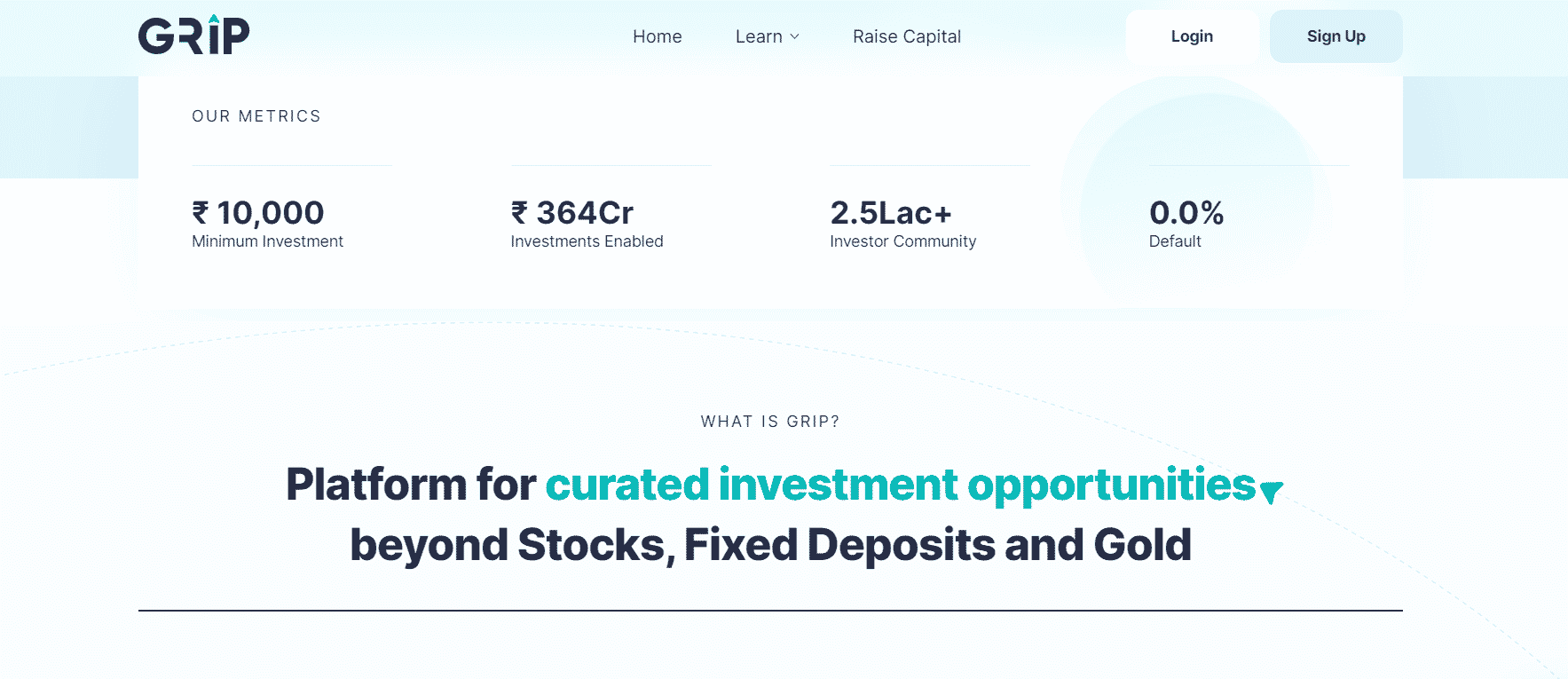 Grip Invest page 