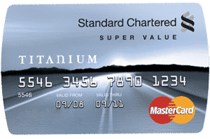 Super Value Titanium Credit Card - Standard Chartered