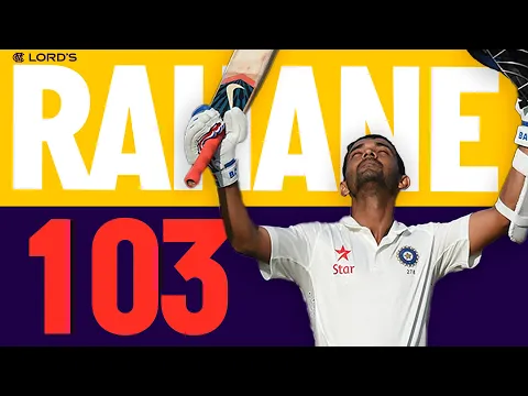 Ajinkya Rahane Leads India With Stunning 100! | England v India 2014 | Lord's