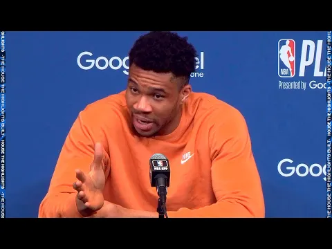 Giannis AMAZING exchange with Reporter During Postgame Interview 👀