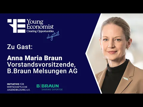 Young Economist mit Anna Maria Braun - CEO B Braun Melsungen